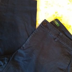 Ralph Lauren ladies navy chino crop pants